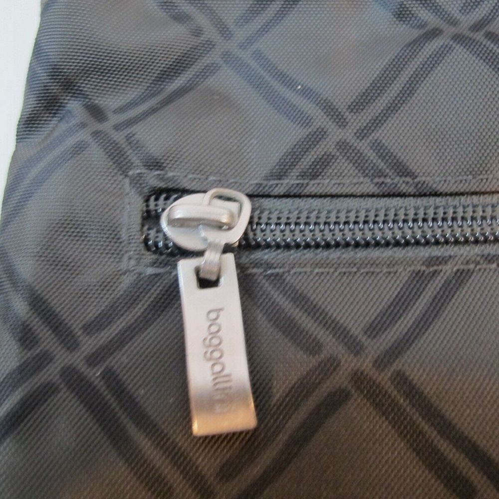 Baggallina‎ Black Crossbody Dual Strap Handbag Purse - Picture 4 of 7